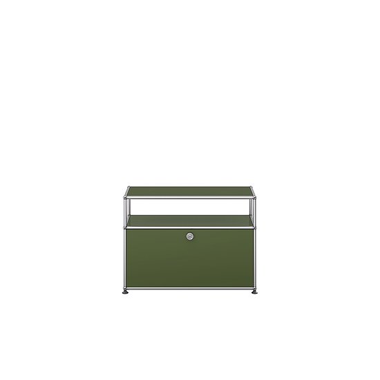 USM Haller Meuble d'appoint, Vert olive (QS O1)