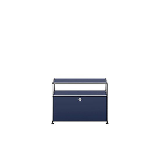 USM Haller Meuble d'appoint, Bleu acier (QS O1)