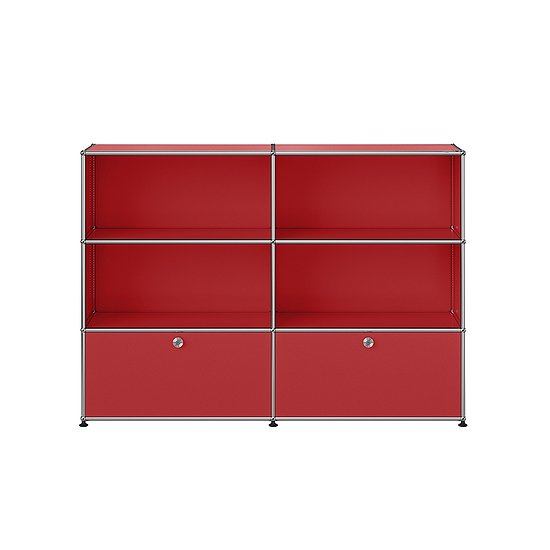 USM Haller Sideboard M65 in 14+ Farben (USM Rubinrot) [QS M65]