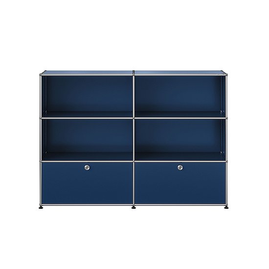 USM Haller Sideboard M65 in 14+ Farben (Stahlblau) [QS M65]