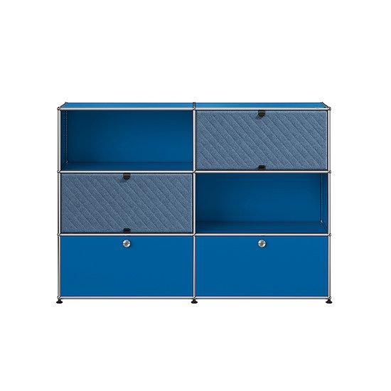 USM Haller Sideboard M66 mit Soft Panels (Enzianblau, blau) [QS M66]