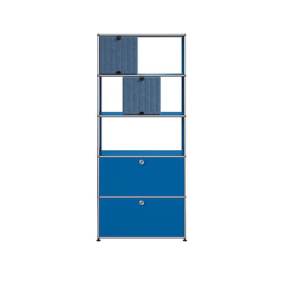 USM Haller Regal (Enzianblau, blau, hellblau) [QS M69]