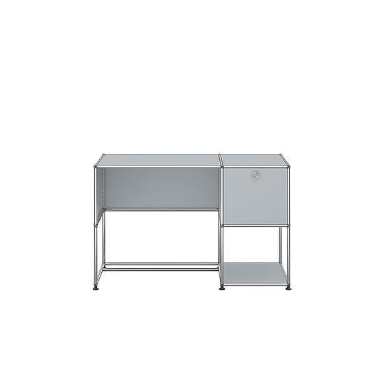 Bureau USM Haller, Argent mat USM (QS B21)