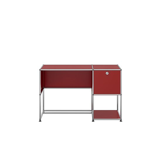 Scrittoio USM Haller, Rosso rubino USM (QS B21)