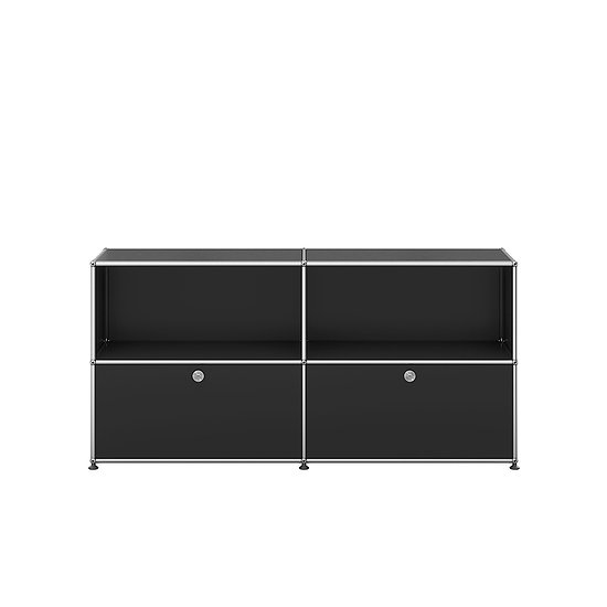 Meuble USM Haller, Noir graphite (QS C2)