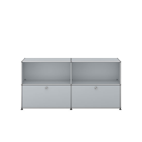 Sideboard USM Haller, USM argento opaco (QS C2)