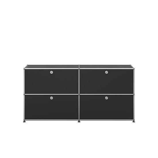 Sideboard USM Haller, Nero grafite (QS E2)