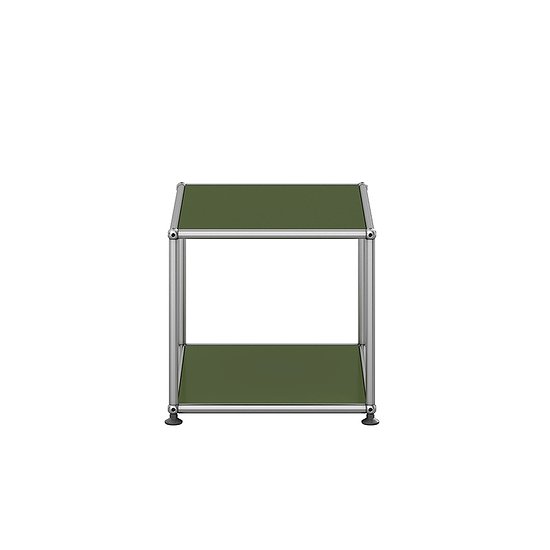 Meuble d’appoint USM Haller, Vert olive (QS M21)