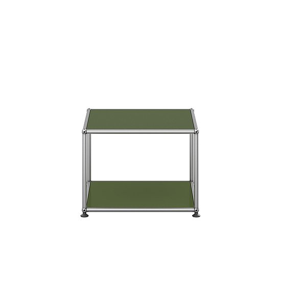 Meuble d’appoint USM Haller, Vert olive (QS M22)