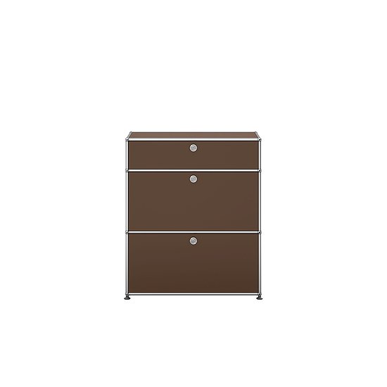 Meuble de rangement USM Haller, Marron USM (QS M25)