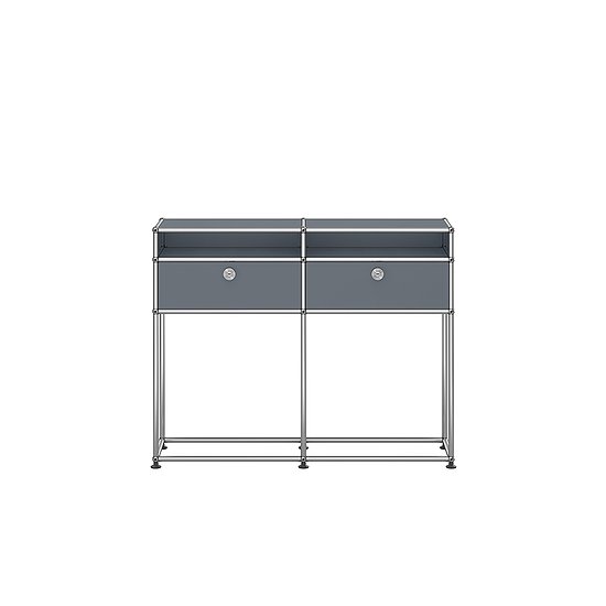 Console USM Haller, Gris moyen (QS M51)