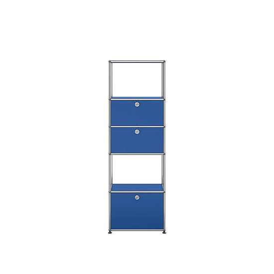 Meuble de rangement USM Haller, Bleu gentiane (QS M52)