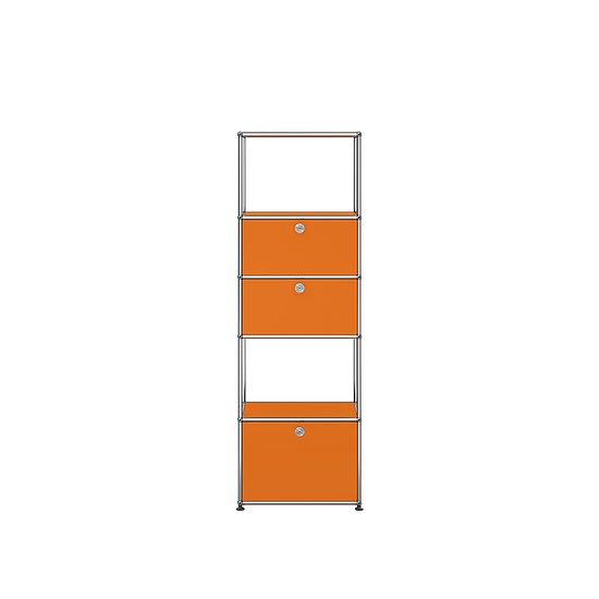 Meuble de rangement USM Haller, Orange pur (QS M52)