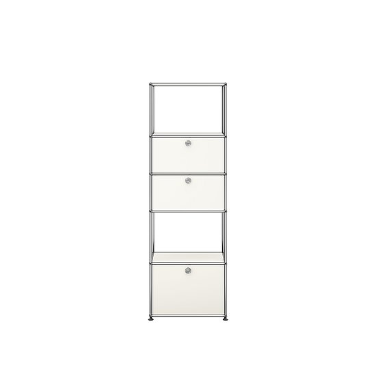 Meuble de rangement USM Haller, Blanc pur (QS M52)