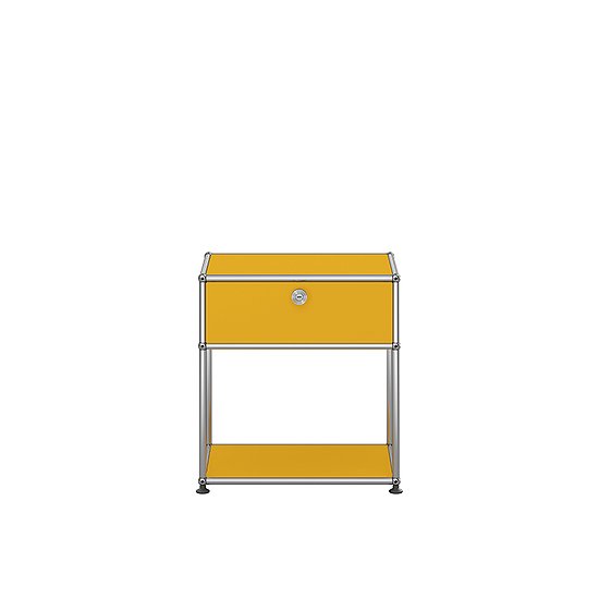 Table de chevet USM Haller, Jaune or (QS M54)