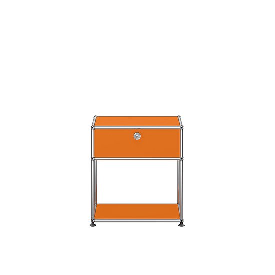 Table de chevet USM Haller, Orange pur (QS M54)