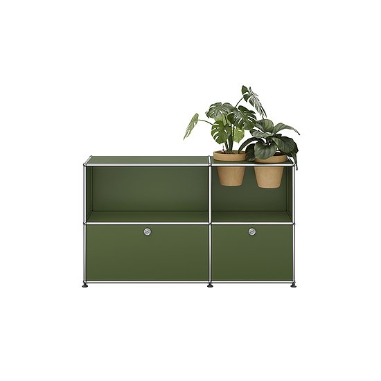 Mobile contenitore USM Haller, Verde oliva (QS M57)