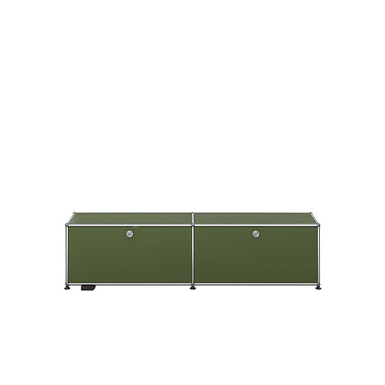 USM Haller E Mobili TV/Hi-Fi, Verde oliva (QS M59)