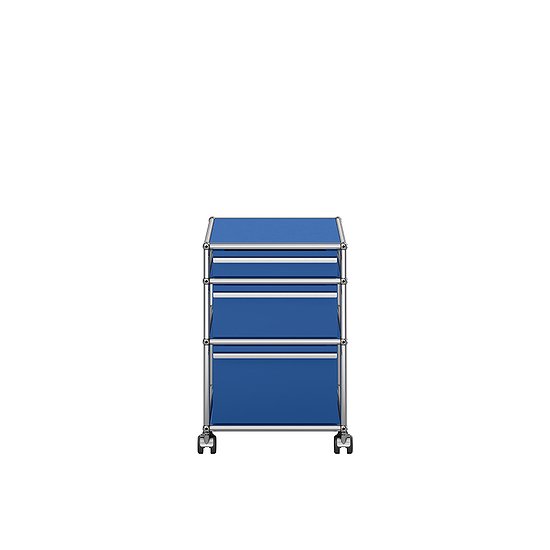 USM Haller Rollcontainer, Enzianblau (QS M63)