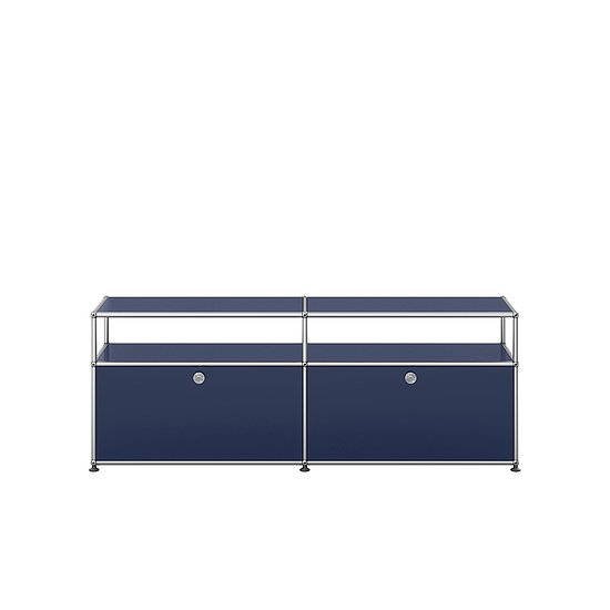 Sideboard USM Haller, Blu acciaio (QS O2)