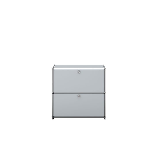 Sideboard USM Haller, USM argento opaco (QS S2)