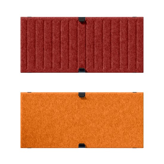 USM Haller Soft Panel, 750, vertikal/blanko (Rot, orange) [QS SPV1]