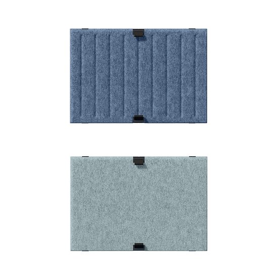 USM Haller Soft Panel, 500, vertikal/blanko (Blau, hellblau) [QS SPV2]