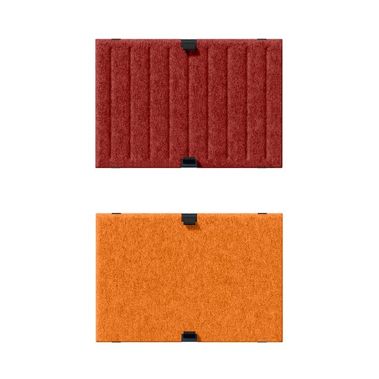 USM Haller Soft Panel, 500, vertikal/blanko (Rot, orange) [QS SPV2]