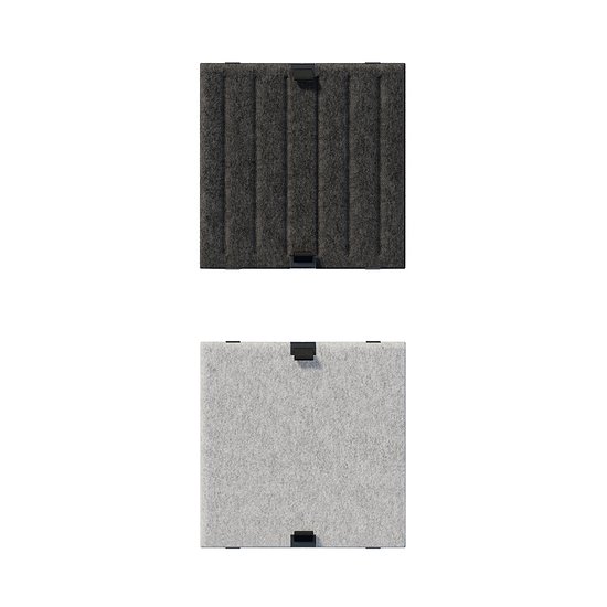 USM Haller Soft Panel, 350, vertikal/blanko (Dunkelgrau, grau) [QS SPV3]