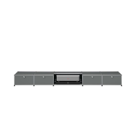 Sideboard USM Haller, Grigio medio (ULC HO 100)
