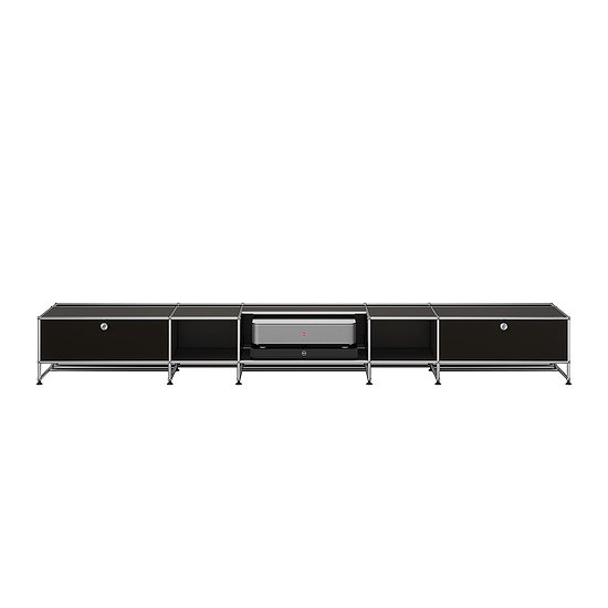 Sideboard USM Haller, Nero grafite (ULC HO 120)