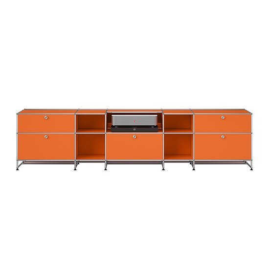 Sideboard USM Haller, Arancione puro (ULC OF 120)